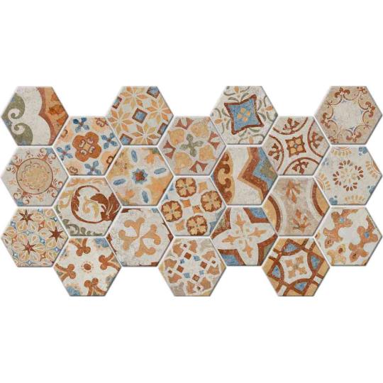 dekor hatszogletu mediterran padlolap jarolap kis hexa burkolat vintage cementlap hatasu szines nappali furdoszoba konyha csempe patchwork 2.jpg